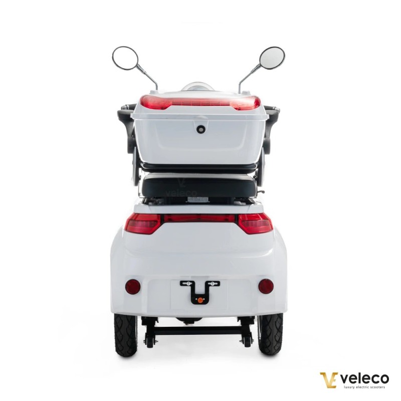 Veleco CRISTAL: scooter elettrico a tre ruote con illuminazione LED completa