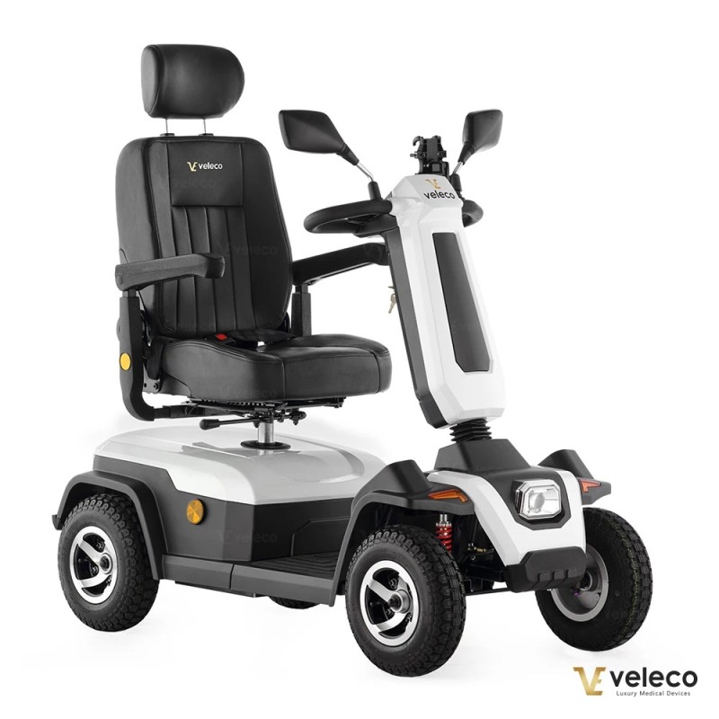 Veleco SHARPY: scooter elettrico per disabili a 4 ruote con sedile tipo capitano