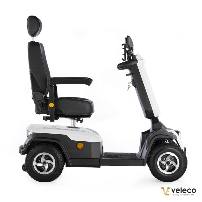 Veleco SHARPY: scooter elettrico per disabili a 4 ruote con sedile tipo capitano