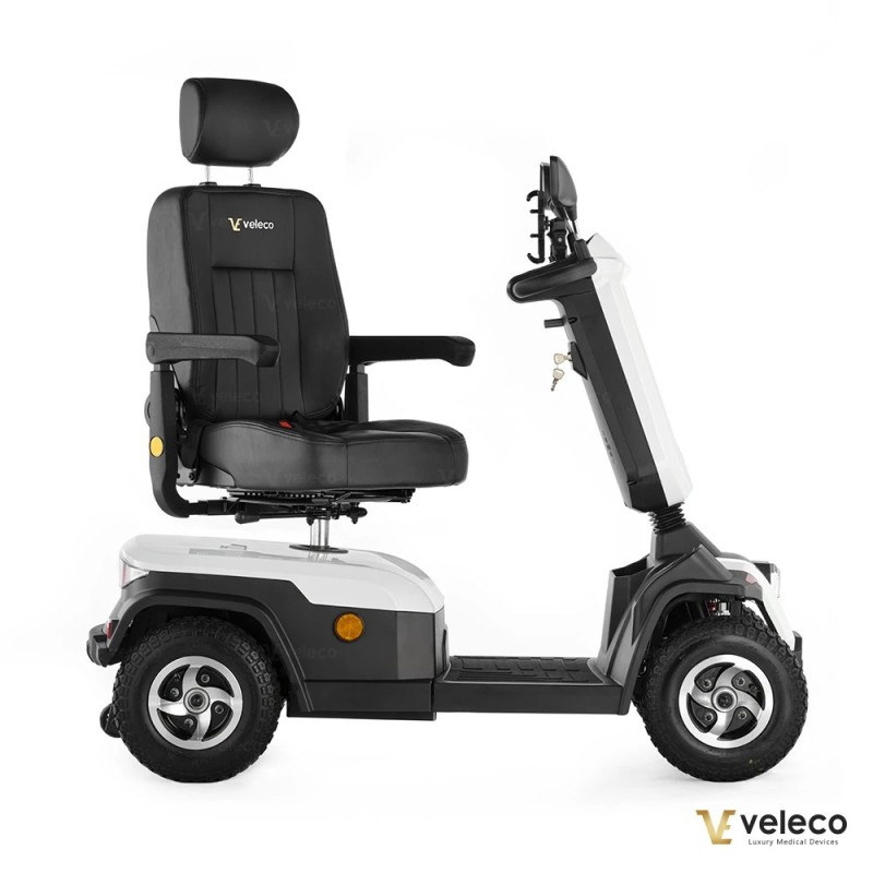 Veleco SHARPY: scooter elettrico per disabili a 4 ruote con sedile tipo capitano