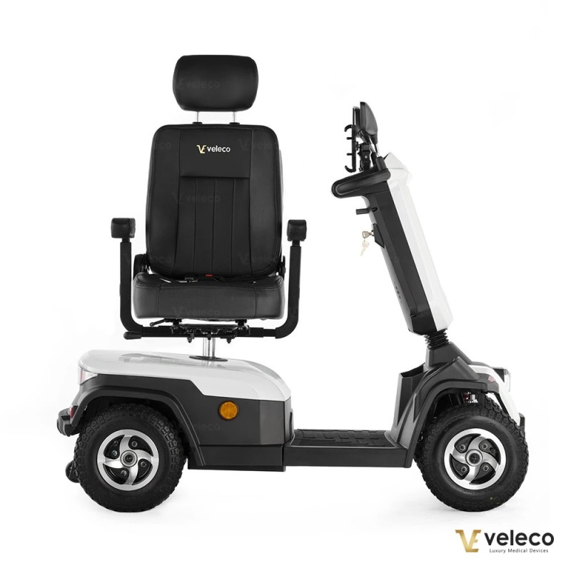 Veleco SHARPY: scooter elettrico per disabili a 4 ruote con sedile tipo capitano