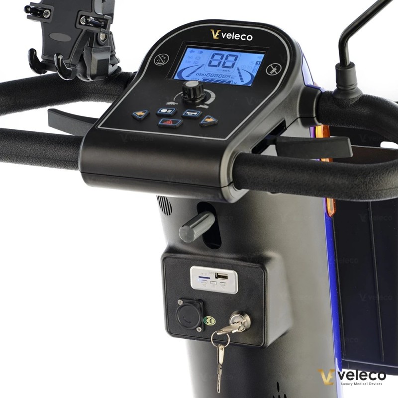 Veleco LOOPER: scooter elettrico per disabili facile da guidare con luci LED