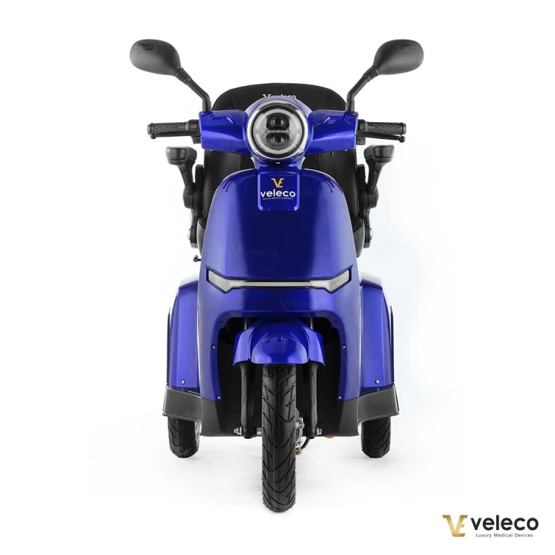 Veleco TURRIS: scooter di mobilità a tre ruote con luci a LED