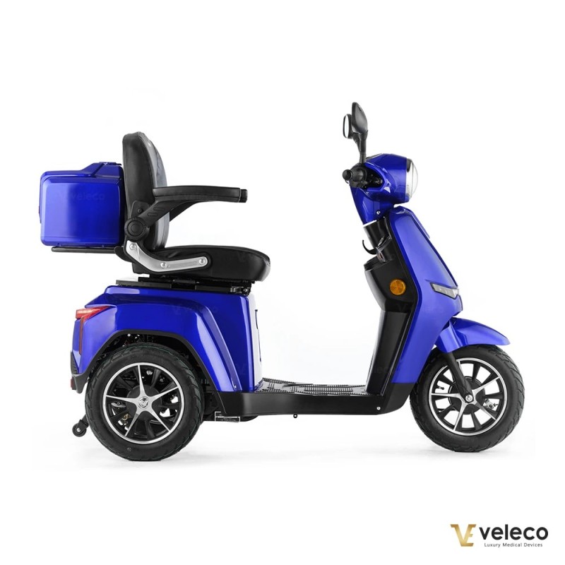 Veleco TURRIS: scooter di mobilità a tre ruote con luci a LED