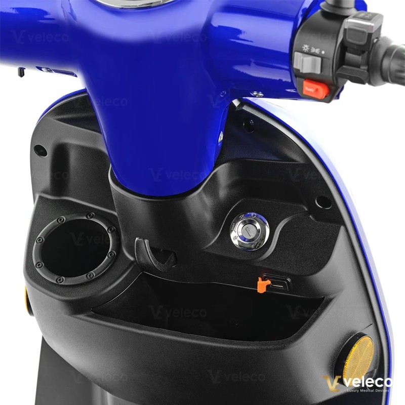 Veleco TURRIS: scooter di mobilità a tre ruote con luci a LED