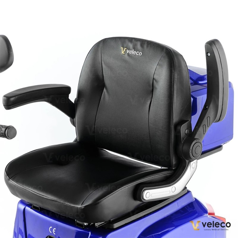 Veleco TURRIS: scooter di mobilità a tre ruote con luci a LED