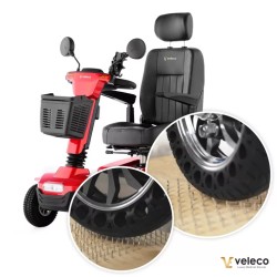 Pneumatici pieni Veleco per scooter per disabili JUMPY – set da 4 pezzi