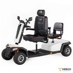 Veleco SHARPY TWIN: scooter elettrico per disabili con doppio sedile