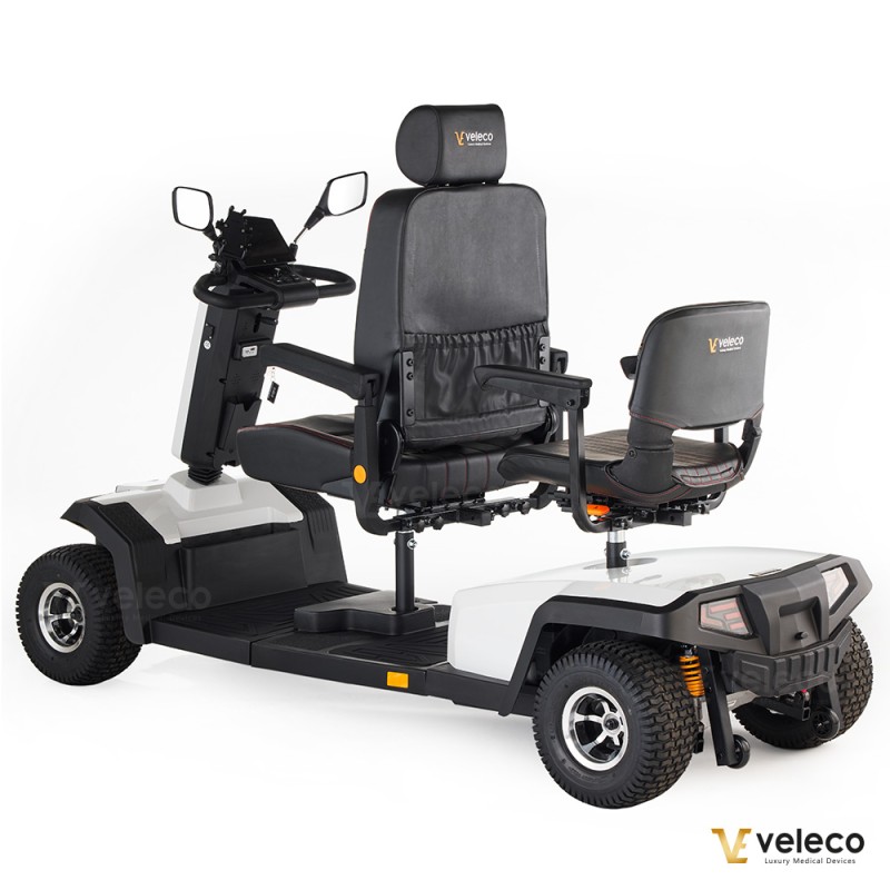 Veleco SHARPY TWIN: scooter elettrico per disabili con doppio sedile