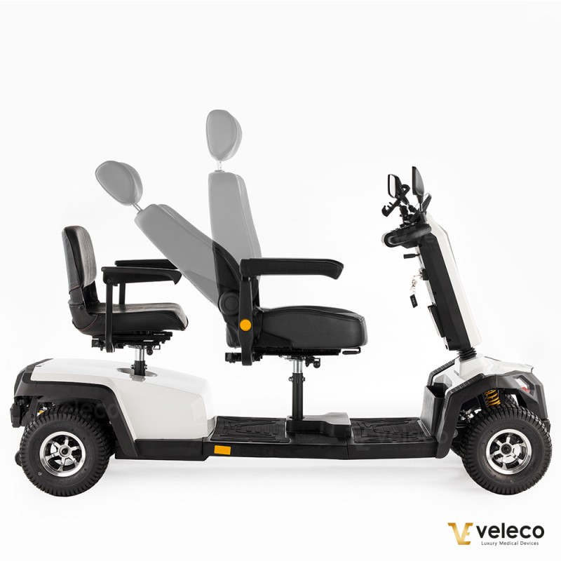 Veleco SHARPY TWIN: scooter elettrico per disabili con doppio sedile