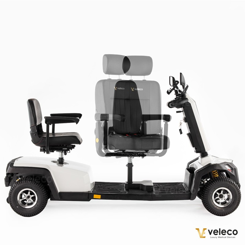 Veleco SHARPY TWIN: scooter elettrico per disabili con doppio sedile