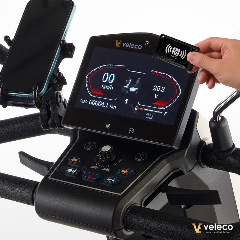 Veleco SHARPY TWIN: scooter elettrico per disabili con doppio sedile